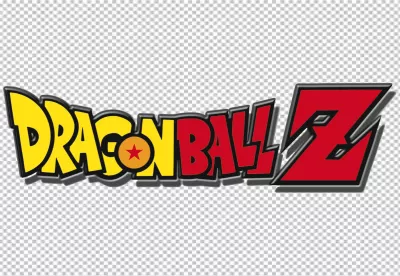 Classic Dragon Ball Z Anime Series Title Logo in Bold Colors image