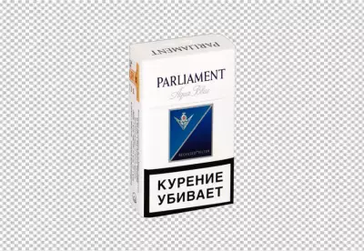 cigarette with smoke coming on transparent background