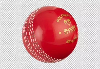 Cricket ball transparent PNG BG
