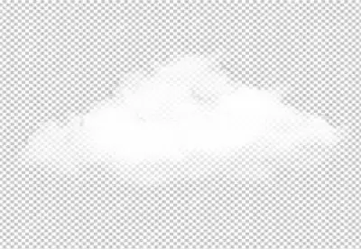 White smoke cloud with overlay effect transparent background PNG