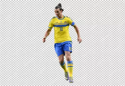 Zlatan Ibrahimovic a famous Swedish footballer