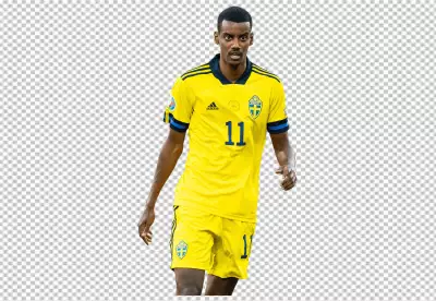 Isak is standing in a powerful pose, ready to take on his opponents