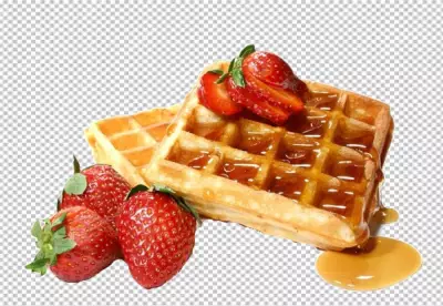 Strawberry Delight Waffles