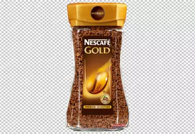 Nescafe gold jar PNG