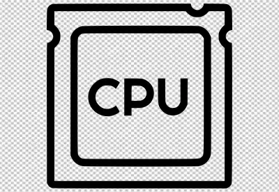 CPU art transparent background 