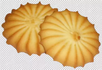 Baking delicious chocolate chip cookies isolatedon PNG