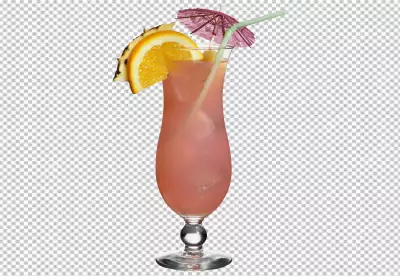  cocktails with straw and copy space