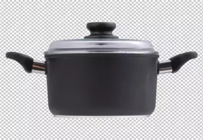 Pot with lid for the kitchen