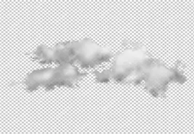 Sunset white clouds and blue sky from