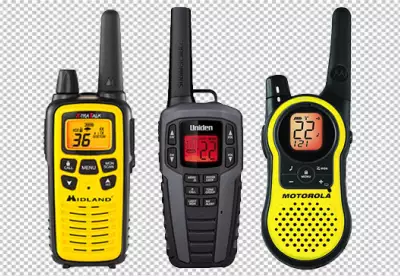 colorful walkie talkie transparent