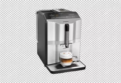PNG Coffee machine making a perfect cup of coffee transparent background 