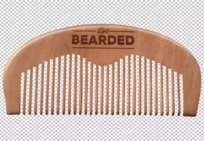 Hair coloring realistic set with isolated image of comb on blank