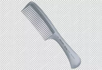 A black comb with the word quot comb