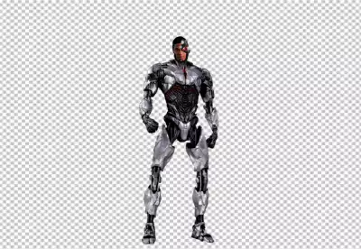 Portrait of robot scifi PNG