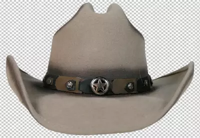 Stylized Cowboy Hat transparent background 