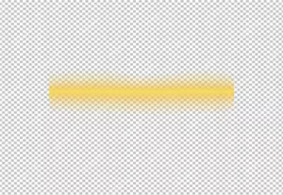 Horizontal Yellow Glowing Light Streak on White Background Abstract Effect image