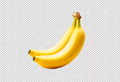 Delicious Fresh Yellow Bananas Sweet Tropical Fruit PNG for Healthy Design image