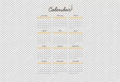 Elegant 2026 Calendar Planner on Dark Background for Modern Scheduling image