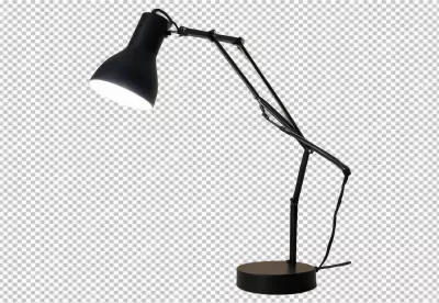 Modern Black Adjustable Desk Lamp Providing Focused Illumination for Workspace image