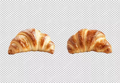 Delicious Golden Baked Croissants Fresh Pastry Bakery Breakfast Food Stock Image image