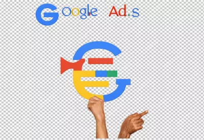 Google Ads Euro Symbol with Hands for Digital Marketing Strategy image