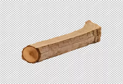 Rustic Wood Log for Heating and Crafting Projects image