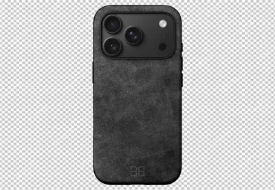 Sleek Dark Gray Smartphone Case with Advanced Triple Camera System image