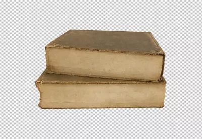 Stacked Vintage Books Displaying Worn Pages and Aged Covers image
