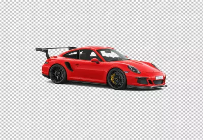 Sleek Red Porsche 911 GT3 RS Luxury Sports Car Performance image