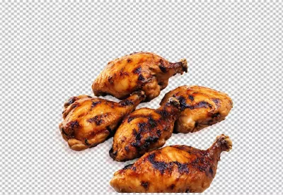 Delicious Grilled Chicken Drumsticks with Crispy Golden Skin for a Savory Meal image