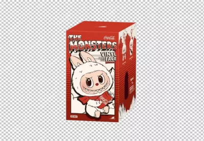 Pop Mart The Monsters Coca-Cola Vinyl Blind Box Collectible Fluffy Bunny Character Toy image