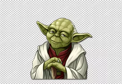 Wise Jedi Master Yoda Contemplative Character