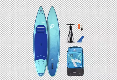 GONG Inflatable Stand Up Paddleboard Kit with Travel Bag and Pump image