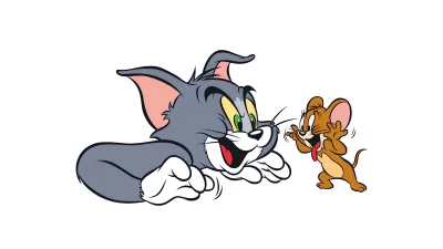 Classic Tom and Jerry Playful Cat and Mouse Cartoon Characters Rivalry image