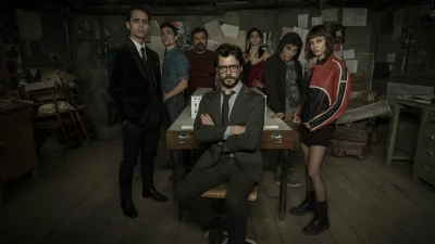 Strategic Heist Crew Assembled for a Clandestine Operation and Planning Session image
