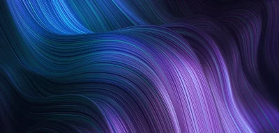 Mesmerizing Abstract Wavy Lines in Blue and Purple Gradient Flow Background image