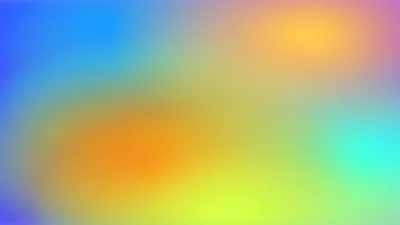 a light blue color at the top, which fades into a bright yellow color in the middle, and then fades into a light green color at the bottom