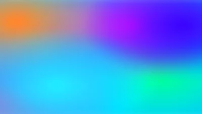 Bright blue color in gradation