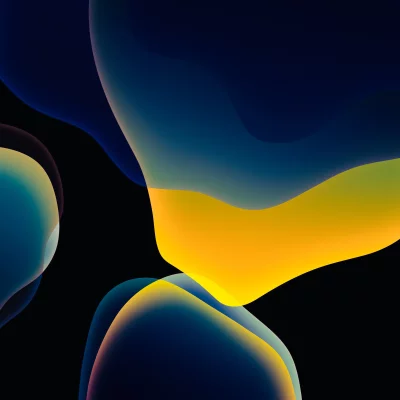Smooth Dynamic Gradient Flow with Dark Blue, Orange, and Yellow Hues image