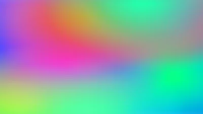 Abstract blurred gradient background in vibrant rainbow colors