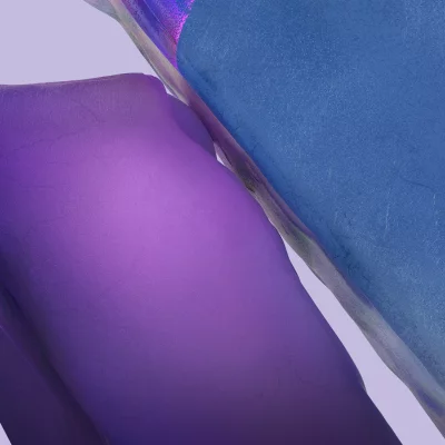Cinematic Purple Blue Wavy Abstract Layers Gradient Wallpaper image