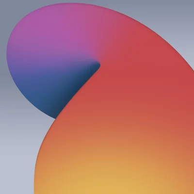 Abstract Gradient Curve Design with Vibrant Hues and Smooth Transitions image