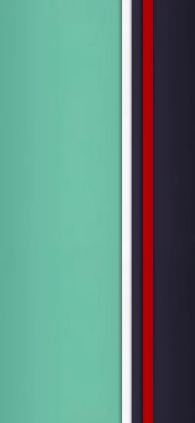 Abstract Vertical Stripes in Teal, White, Red, and Dark Blue