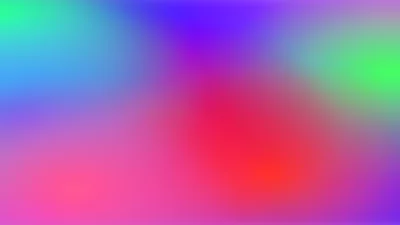 Gradient of various colors, including blue, green, pink, and purple