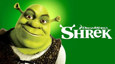 Happy Shrek Animated Ogre from DreamWorks Movie Smiling Portrait image