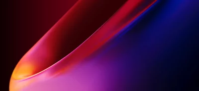 Modern Abstract Art with Smooth Gradient Color Blend and Dynamic Curves image