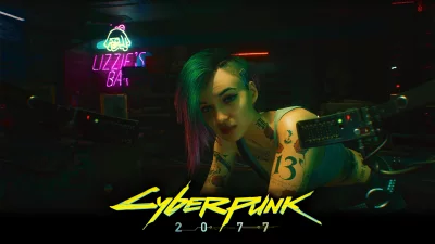 Cyberpunk 2077 Judy Alvarez: Futuristic Character in Neon-Lit Bar Gaming image