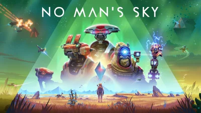 No Man's Sky Video Game Poster: Space Exploration, Alien Worlds, and Epic Galactic Battles image
