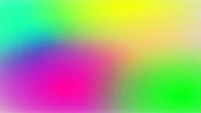 gradient is from top left to bottom right, with the colors changing from yellow to green to blue to purple