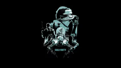 Call of Duty Game Art Wallpaper Dynamic Soldiers Action Military Combat Poster image